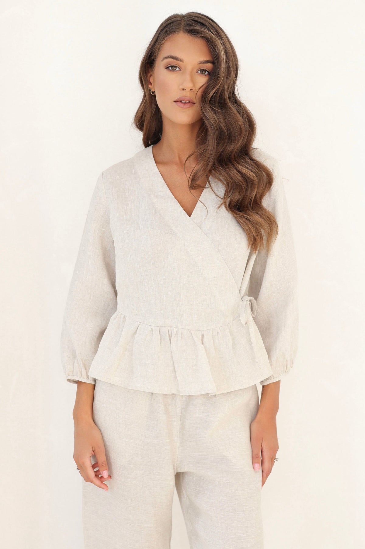 linen peplum wrap top, linen women top, linen top women, basic linen top, blouses linen, linen shirt women, linen clothing women, linen clothes, linen clothes women, everyday linen, linen shirts handmade, linen outfit women