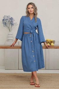 linen clothing, linen clothes, linen clothes women, clothes, linen, boho linen, casual linen, pure linen, cloth linen, everyday linen, handmade linen, 100 linen, lithuanian linen, baltic linen, washed linen, soft linen, geschenk, leinen, kleidung, clothes, womens clothing, euro linen, women summer clothes, linen skirt, linen skirts, High waist skirt, midi skirt, skirt with pockets, skirt, casual, skirt, ruffled skirt, gathered linen skirt, bottoms, dark dusty blue skirt