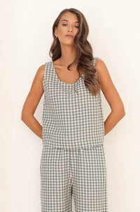 gingham clothes, linen tank top, sustainable clothing, linen top, linen tops, basic linen top, blouses linen, linen blouse, linen tshirt, linen clothing, linen clothes, linen clothes women, sleeveless, clothes, linen, casual linen, everyday linen