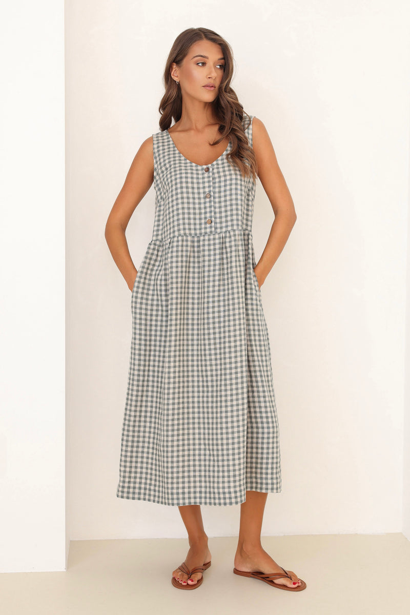 linen dress, gingham dress, check dress, checkered dress, gingham linen dress, mini gingham linen dress, gingham clothes, linen dress, midi linen dress, basic linen dress, dress linen, european linen dress, lithuanian linen dress, modest linen dress