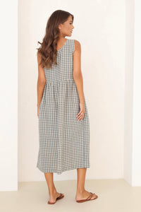 linen dress, gingham dress, check dress, checkered dress, gingham linen dress, mini gingham linen dress, gingham clothes, linen dress, midi linen dress, basic linen dress, dress linen, european linen dress, lithuanian linen dress, modest linen dress