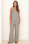 linen gingham pants, checkered pants women, womens gingham pants, gingham trousers, linen trousers, flowy linen pants, linen pants with pockets, loose linen pants, linen pants wide leg, wide linen pants, wide leg linen trousers